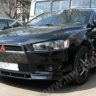 Зубатка - вставка между передними клыками для Mitsubishi Lancer X (2007-2016) купить недорого с доставкой в Волоколамск