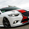 Сплиттер передний под стандартный бампер для Mazda 6 (2013-н.в.) купить недорого с доставкой в Волоколамск