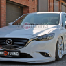 Сплиттер передний под стандартный бампер для Mazda 6 (2013-н.в.) купить недорого с доставкой в Волоколамск