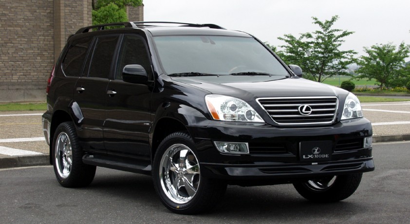 Накладка на передний бампер "Lx-Mode" Lexus GX 470 купить недорого с доставкой в Волоколамск