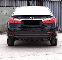 Диффузор заднего бампера var №1 (под окраску) для Toyota Camry XV50 (2012-2014) купить недорого с доставкой в Волоколамск