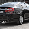 Диффузор заднего бампера var №1 (под окраску) для Toyota Camry XV50 (2012-2014) купить недорого с доставкой в Волоколамск
