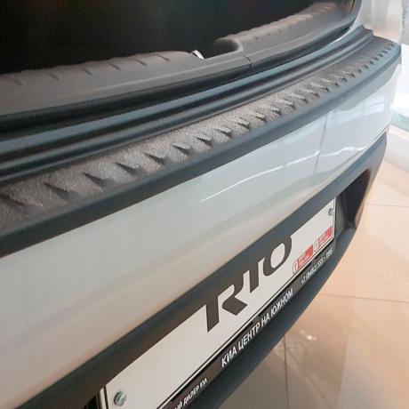 Накладка на задний бампер (ABS) KIA RIO Седан (2018-н.в.) купить недорого с доставкой в Волоколамск