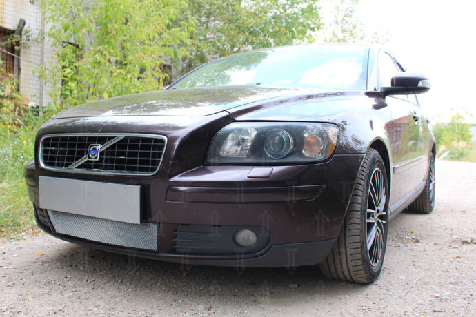 Защита радиатора "Standart" Volvo S40 II (2004-2007) хром купить недорого с доставкой в Волоколамск