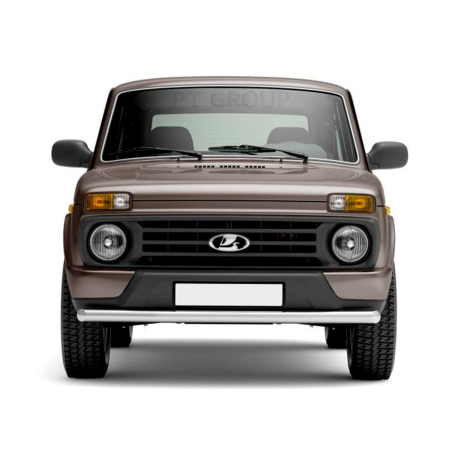 Защита переднего бампера одинарная d63мм (НПС) для L@DA 4x4 Urban (2015 г.в.) купить недорого с доставкой в Волоколамск