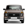 Защита переднего бампера одинарная d63мм (НПС) для L@DA 4x4 Urban (2015 г.в.) купить недорого с доставкой в Волоколамск