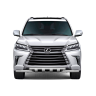 Защита переднего бампера двойная с зубьями d63/63мм (НПС) LEXUS 450D (2015-н.в.) купить недорого с доставкой в Волоколамск