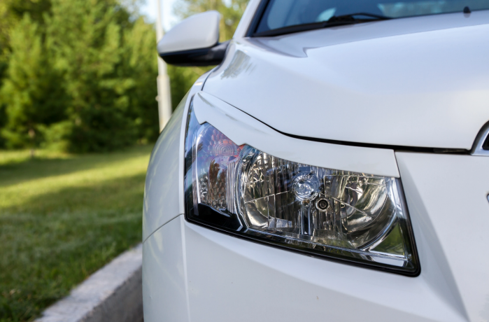 Накладки на фары (реснички) фигурные var №1 для Chevrolet Cruze (2008-2014) купить недорого с доставкой в Волоколамск
