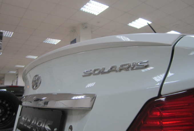 Лип-спойлер для Hyundai Solaris (2010-2016) купить недорого с доставкой в Волоколамск