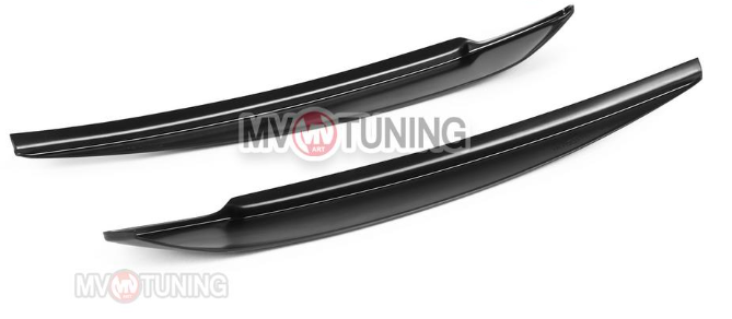 Накладки на фары (реснички) короткие var №1 для Mazda 3 Hatchback (2004-2009) купить недорого с доставкой в Волоколамск