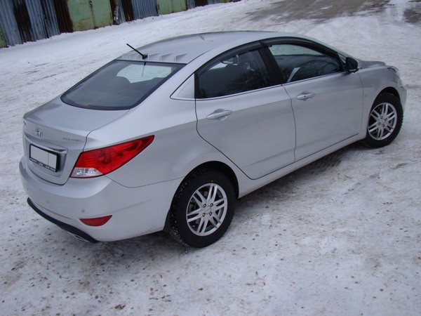 Аэродинамический рассекатель на крышу 6 зубьев для Hyundai Solaris (2010-2016) купить недорого с доставкой в Волоколамск