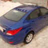 Аэродинамический рассекатель на крышу 6 зубьев для Hyundai Solaris (2010-2016) купить недорого с доставкой в Волоколамск