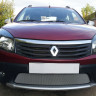 Защита радиатора "Standart" Renault Sandero Stepway (2009-2014) хром купить недорого с доставкой в Волоколамск