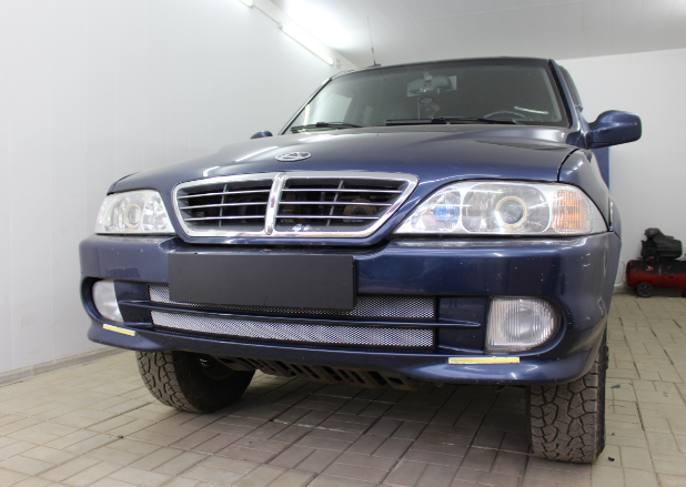 защита радиатора "standart" таГ@З road partner (2008-2014) хром купить недорого с доставкой в Волоколамск