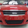 Защита радиатора "Standart" Chery M11 (2010-2016) чёрная купить недорого с доставкой в Волоколамск
