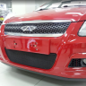 Защита радиатора "Standart" Chery M11 (2010-2016) чёрная купить недорого с доставкой в Волоколамск