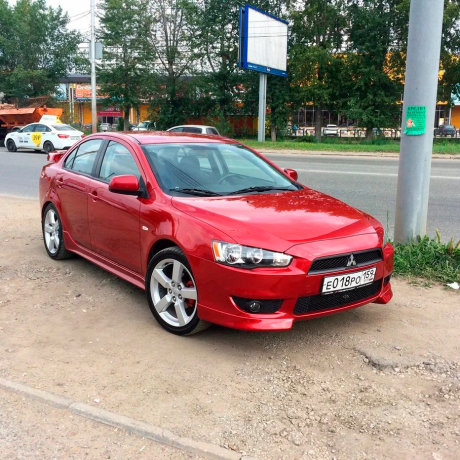 Клыки передние "2.0L" для Mitsubishi Lancer 10 дорестайлинг (2007-2010) купить недорого с доставкой в Волоколамск
