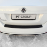 Накладка на задний бампер (ABS) Volkswagen Polo седан (2015-2020 г.в.) купить недорого с доставкой в Волоколамск