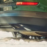 Имитация насадок глушителя SILVER (серебристый глянец) для Skoda Kodiaq (2016-н.в.) купить недорого с доставкой в Волоколамск