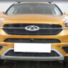Защита радиатора "Standart" Chery Tiggo 7 (2016-2020) верх, чёрная купить недорого с доставкой в Волоколамск