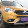 Защита радиатора "Standart" Chery Tiggo 7 (2016-2020) верх, чёрная купить недорого с доставкой в Волоколамск