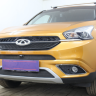 Защита радиатора "Standart" Chery Tiggo 7 (2016-2020) верх, чёрная купить недорого с доставкой в Волоколамск